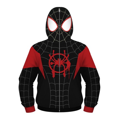 Felpa con cappuccio spider man - cappuccio, spider-man