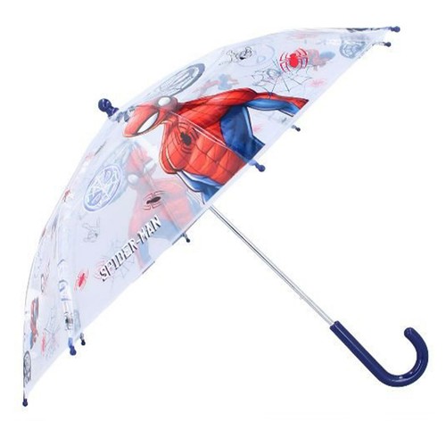 Ombrello trasparente spiderman - trasparente,