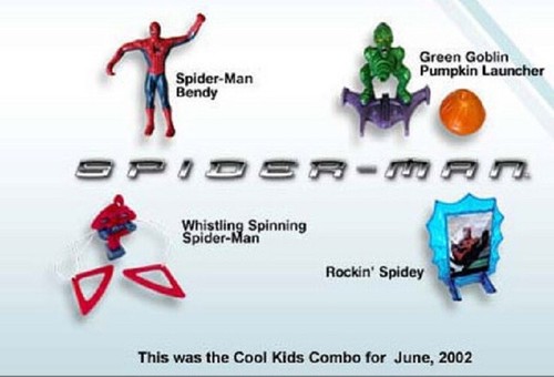 2002 spider man hardee - spider-man, /