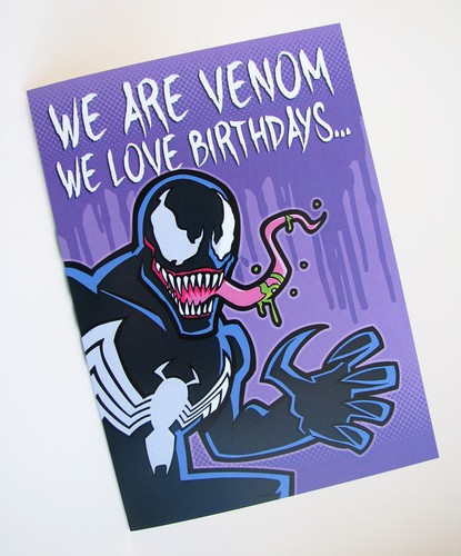 Biglietto compleanno venom - compleanno,