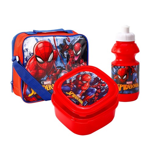 Set borsa pranzo spiderman - set, –