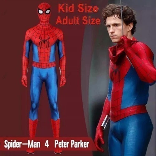 Costume cosplay tuta spiderman - costume,