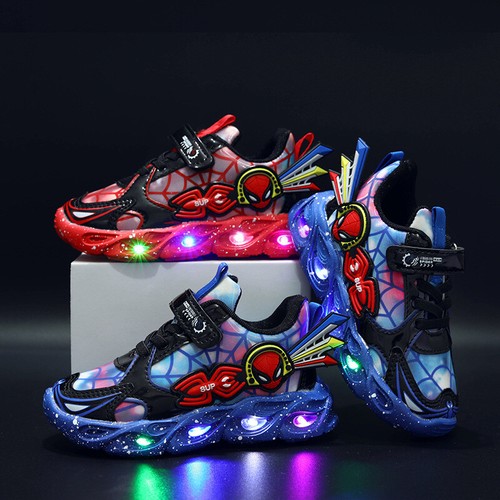 Scarpe bambini luci spiderman - scarpe,